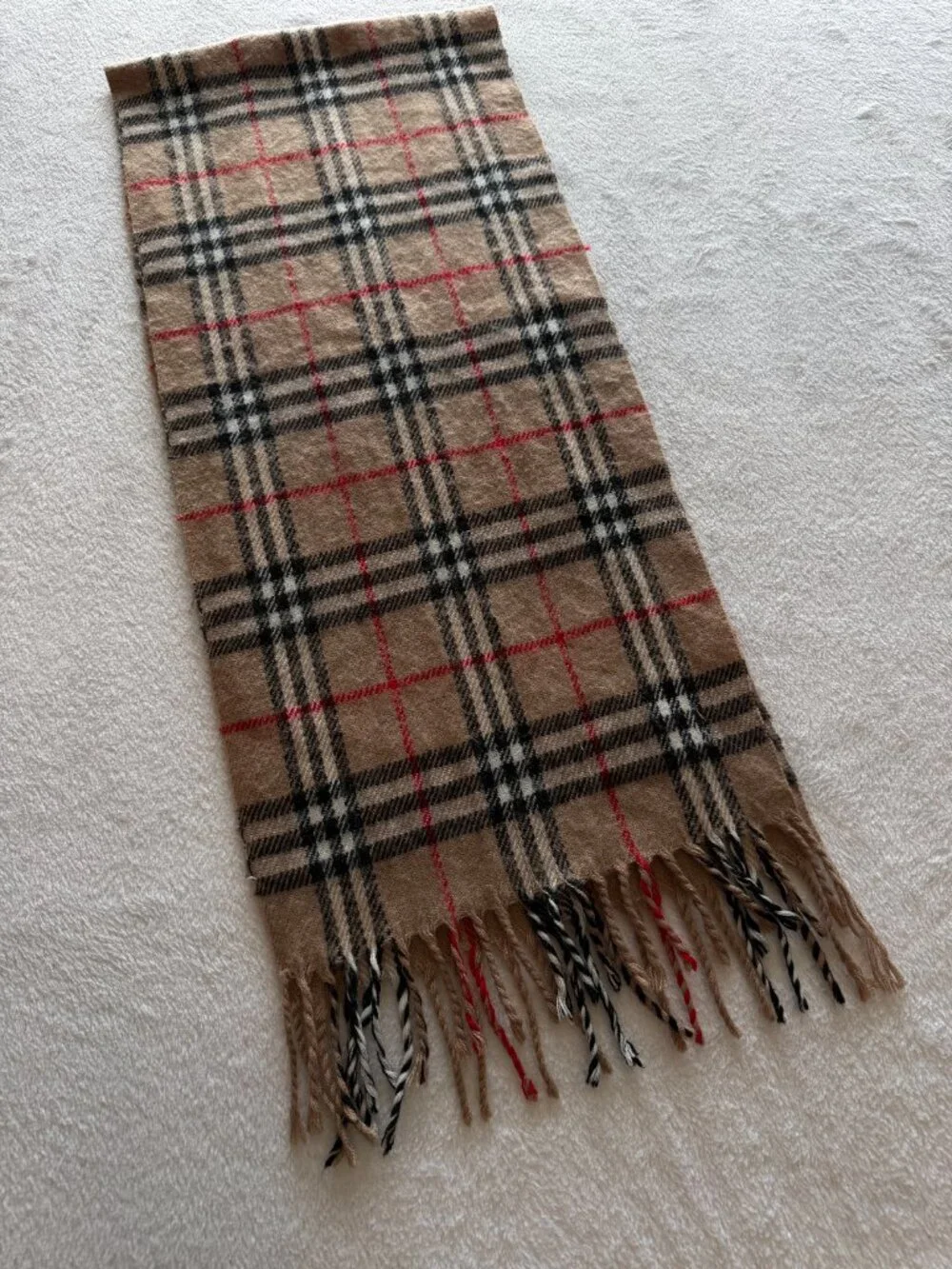 Royal Rossi 100% Cashmere Tartan Plaid Scarf- Quiet Luxury, Natural Fibers,